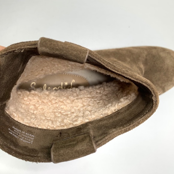 Splendid pebbles faux shearling lined booties 9 - Picture 4 of 8